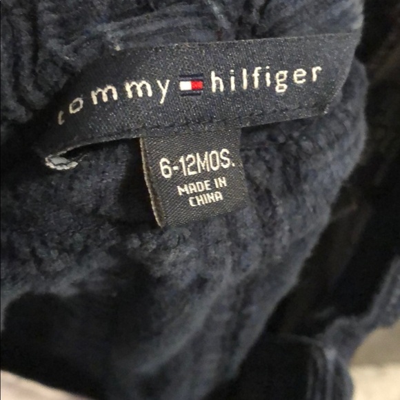 TOMMY Hilfiger blue corduroy pants size 6 - 12M - Picture 5 of 5